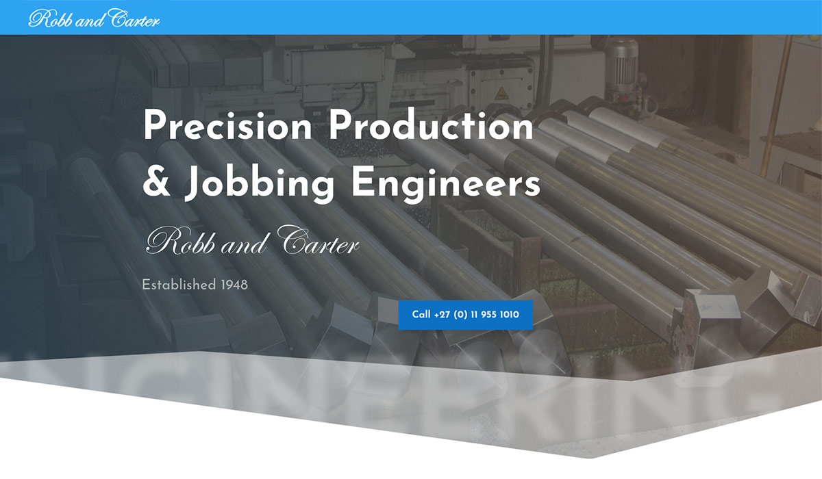 RODDS ENGINEERING WORKS - Robb and Carter